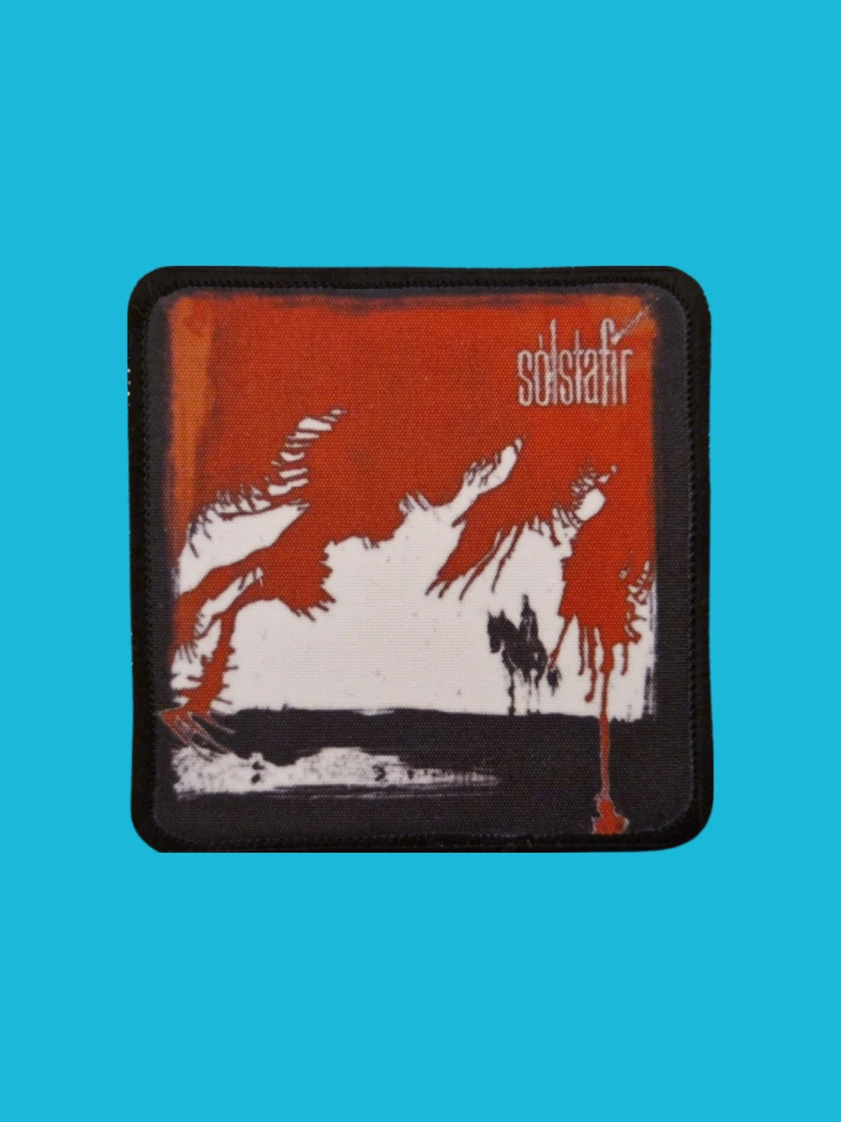Patch Solstafir - Svartir Sandar - Imprimé - Carré de 7,5 x 7,5 centimètres